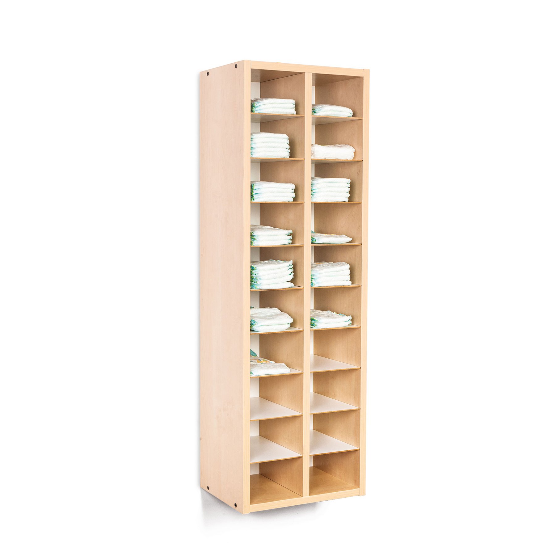 Nowa Szkola Diaper cabinet, with 20 compartments