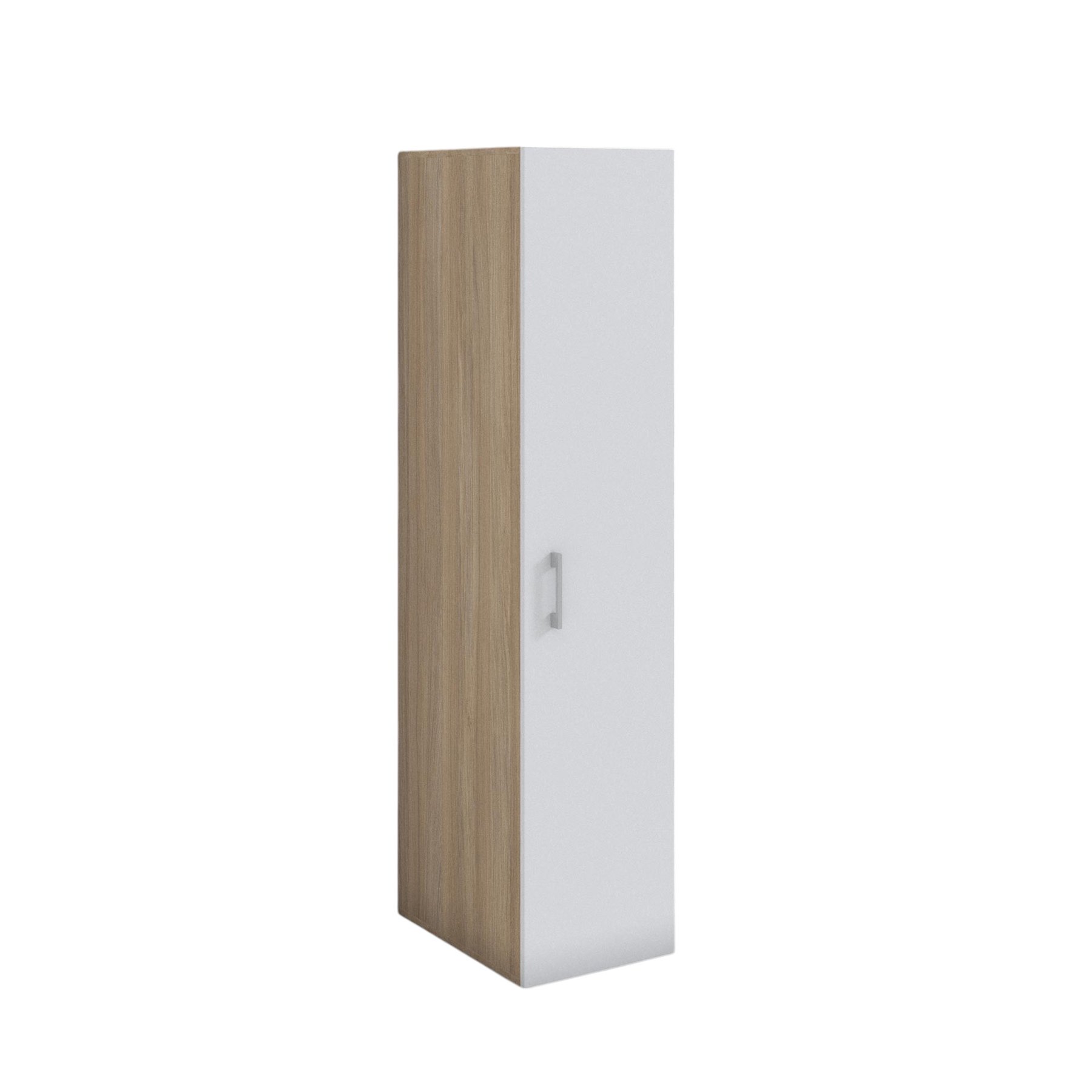 RFG Cabinet, 400 x 560 x 1800 mm, sonoma oak and white