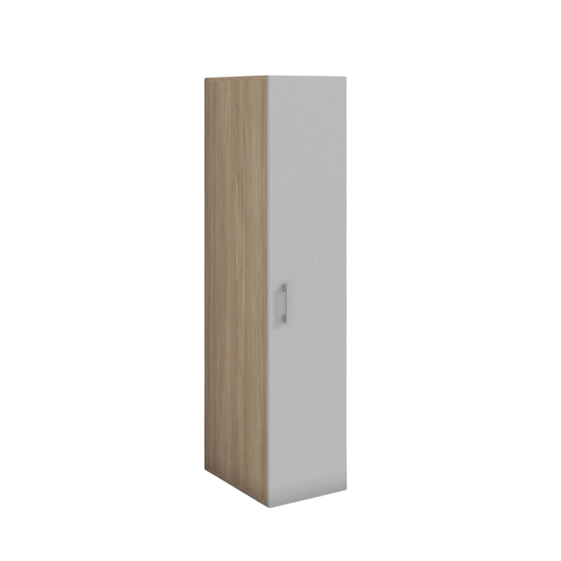 RFG Wardrobe, single, 400 x 560 x 1 800 mm, sonoma oak and gray