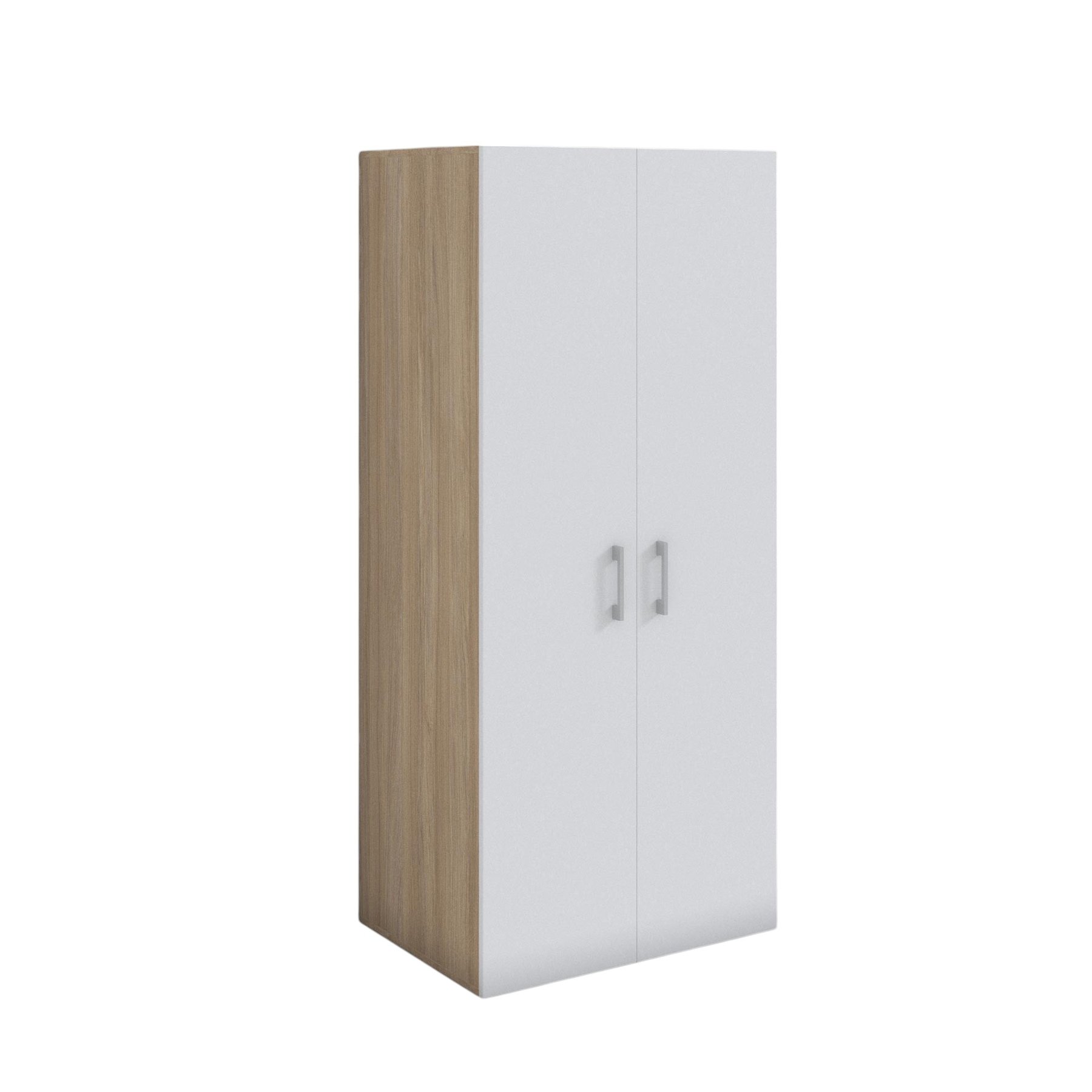 RFG Wardrobe, double, 800 x 560 x 1800 mm, oak sonoma and white