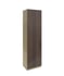 Wardrobe RFG Milano, single, 550 х 400 х 2000 mm, chipboard 18 mm, light oak and grey