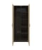 Wardrobe RFG Milano, with shelves, 800 х 550 х 2000 mm, chipboard 18 mm, light oak and grey