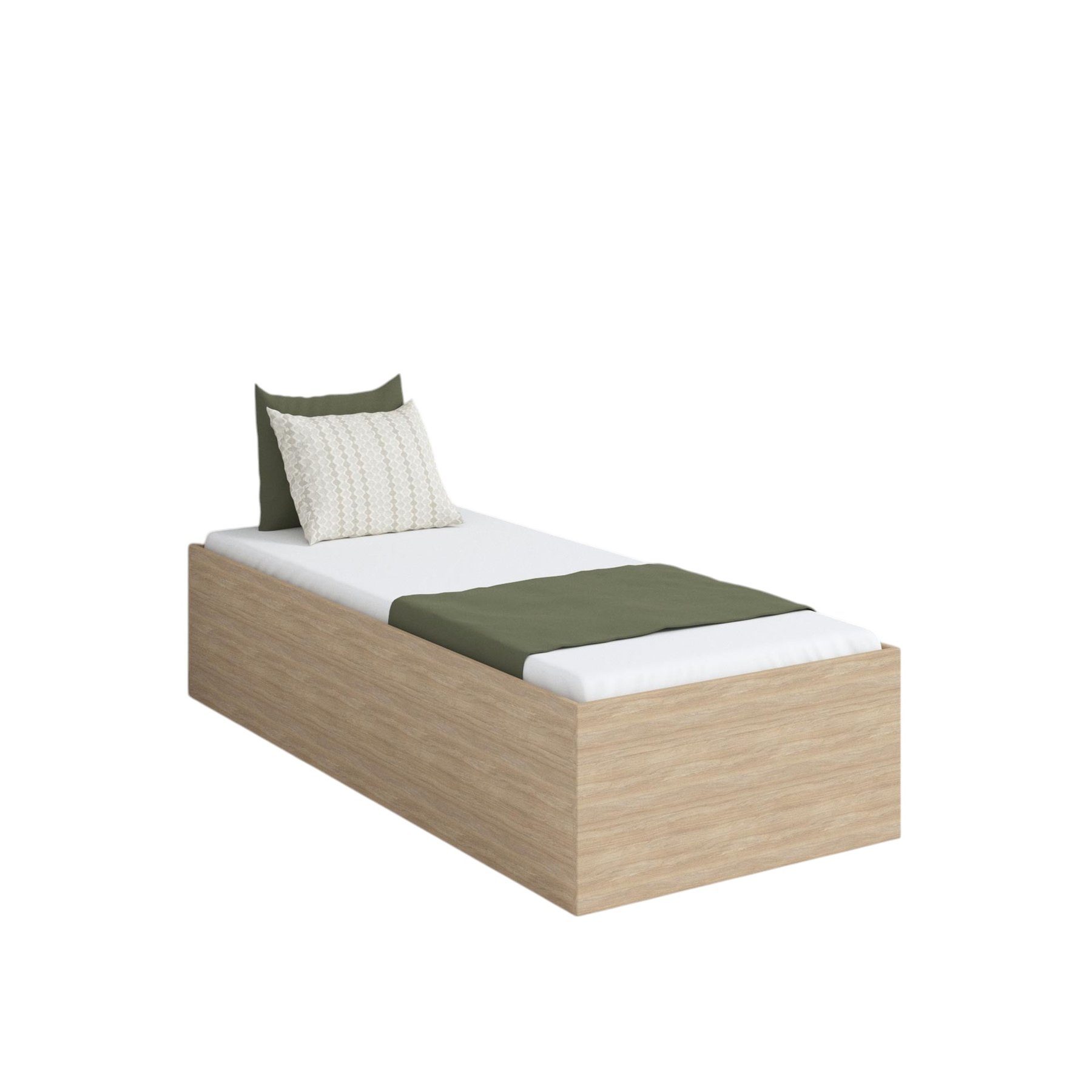 RFG Bed, Single, 936 x 2036 x 450 mm, Sonoma Oak