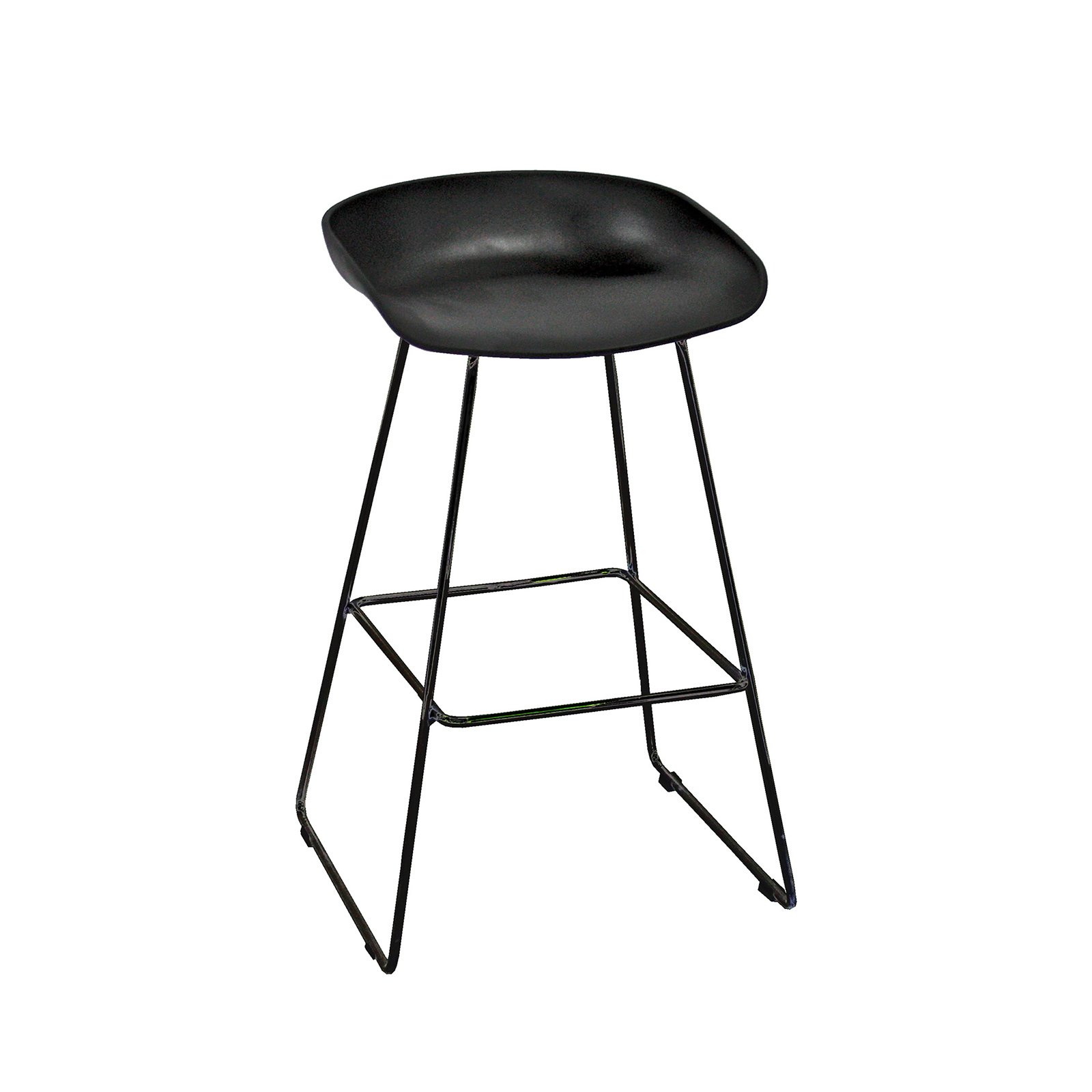 RFG Bar stool Simon Black, black base