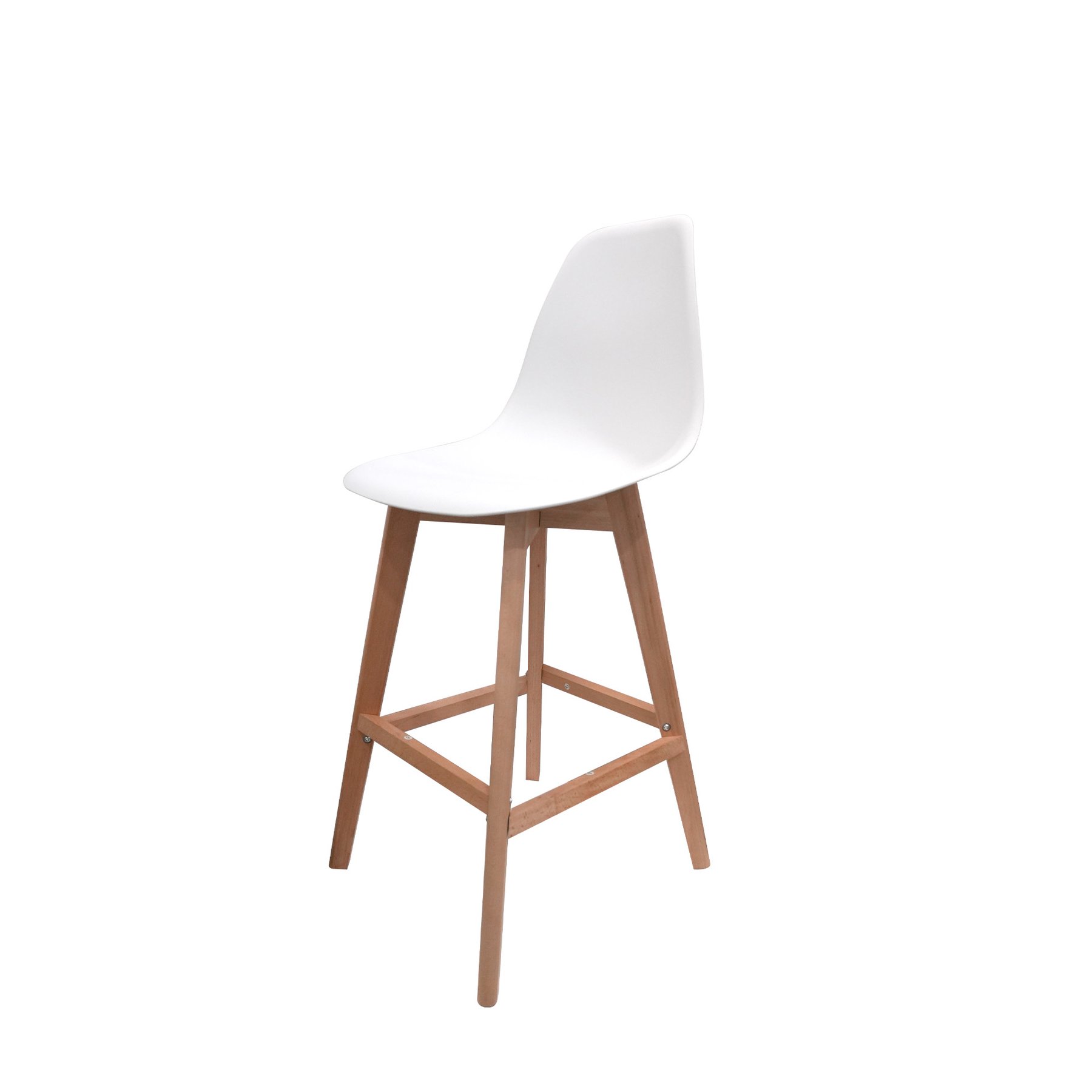 RFG Bar stool Vassy, white, set of 2