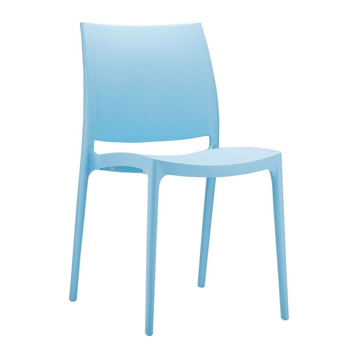 RFG Chair Milano, plastic, light blue
