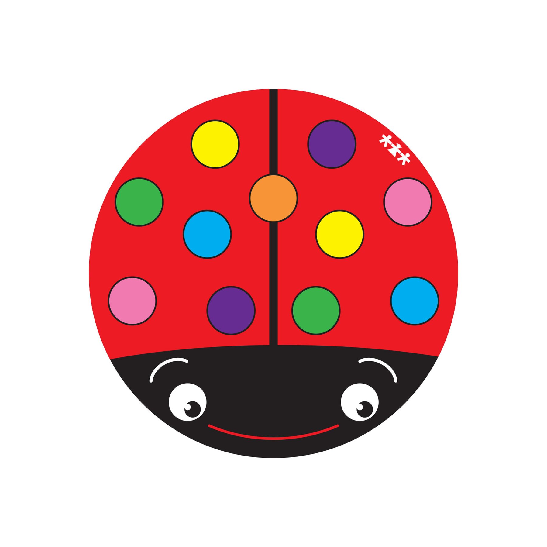 Nowa Szkola Ladybird carpet, round, O 2 m
