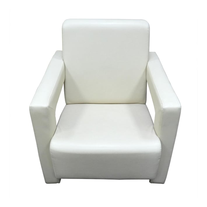 Фотьойл Belcaro Elit, екокожа, бял, сглобена мостра