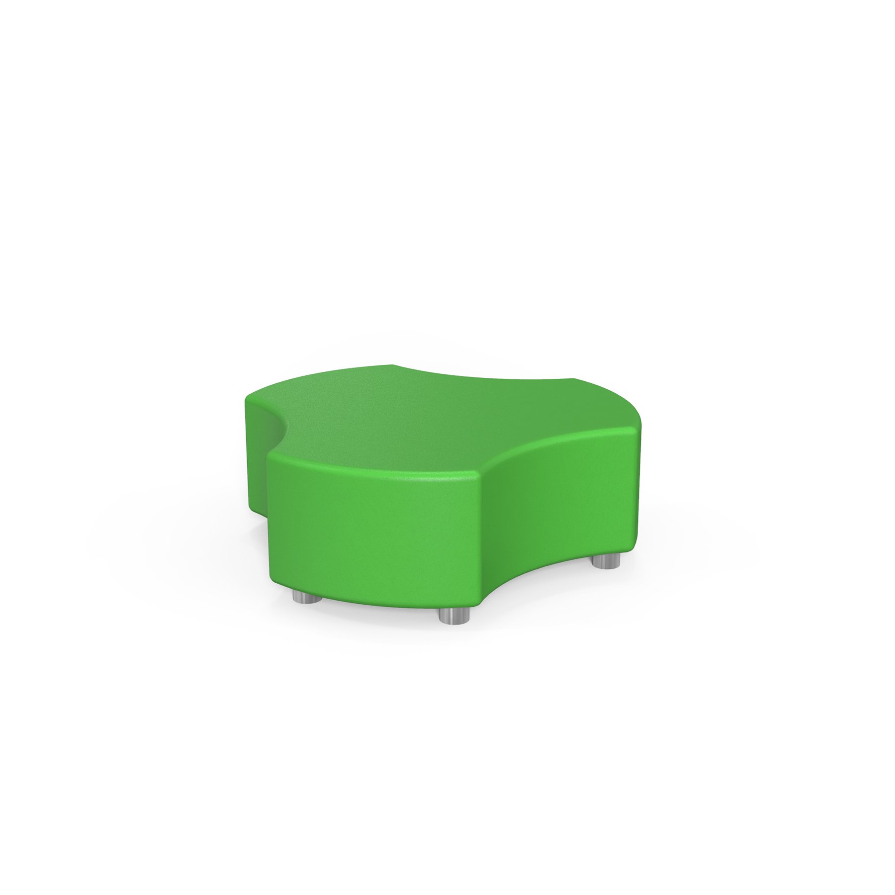 RFG Pouf Pixel, 120 x 112 x 43 H, eco-leather, green
