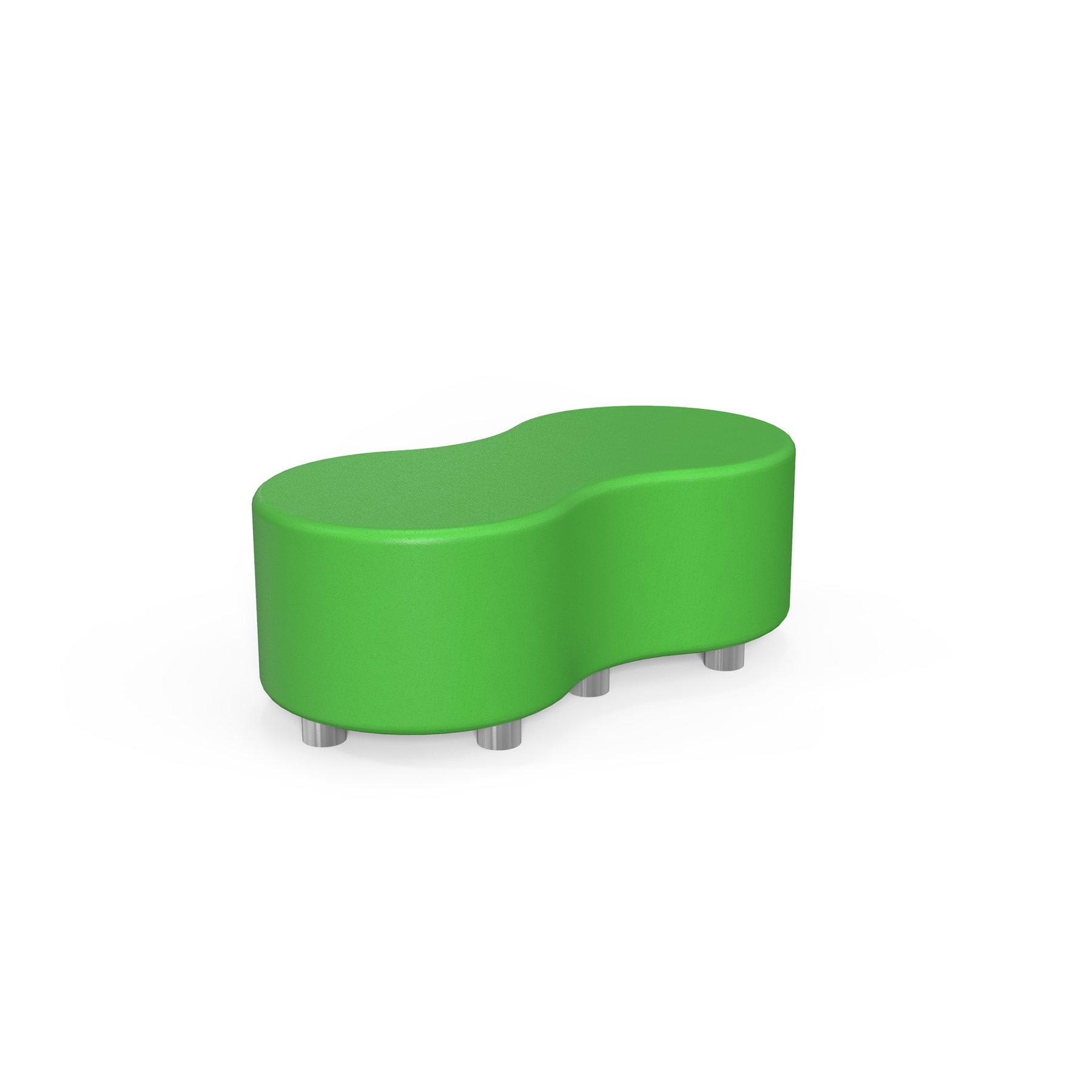 RFG Ottoman Formex, 120 ? 60 ? 43H cm, eco-leather, green