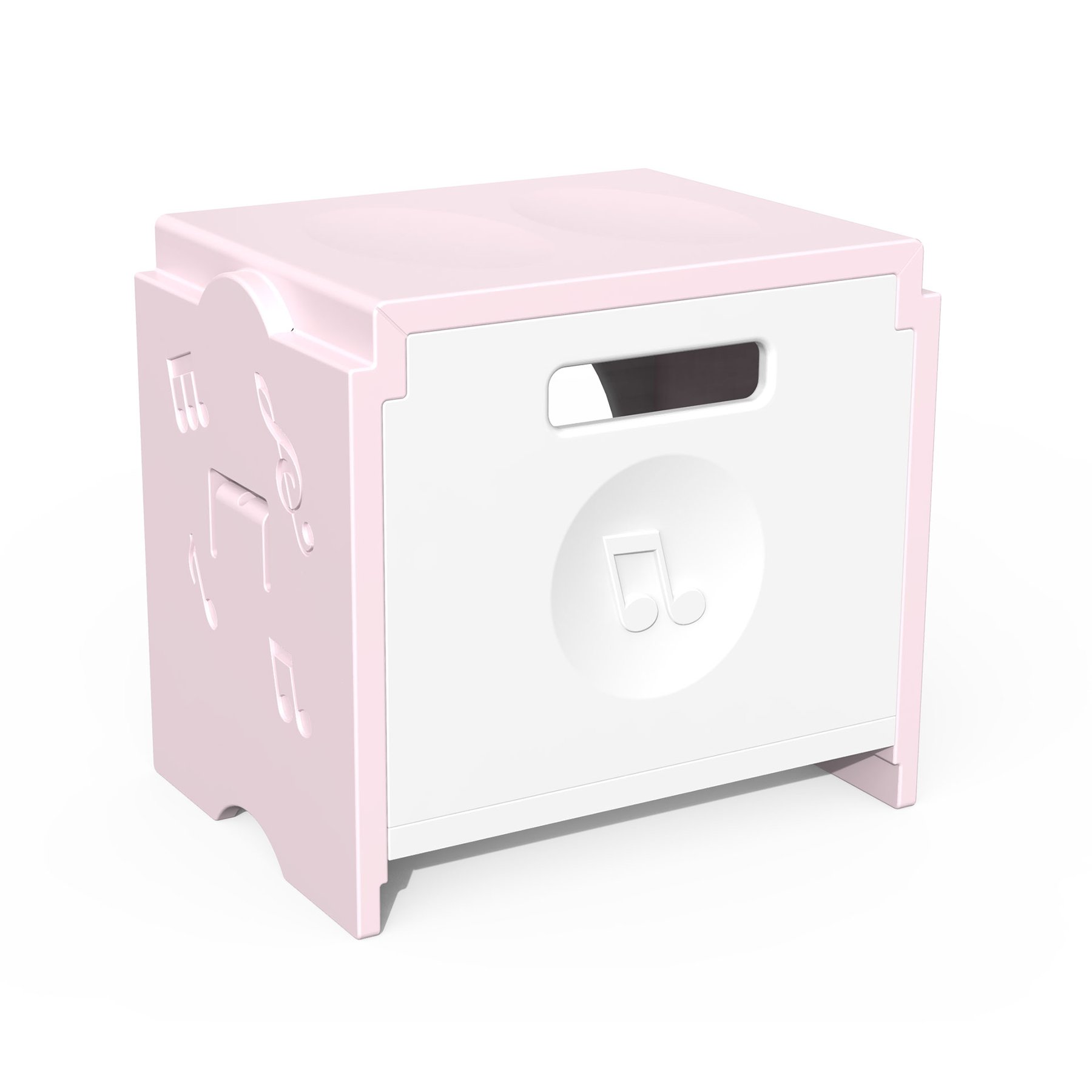 RFG Stool Funny, for storage, 300 x 400 x 370 mm, pink