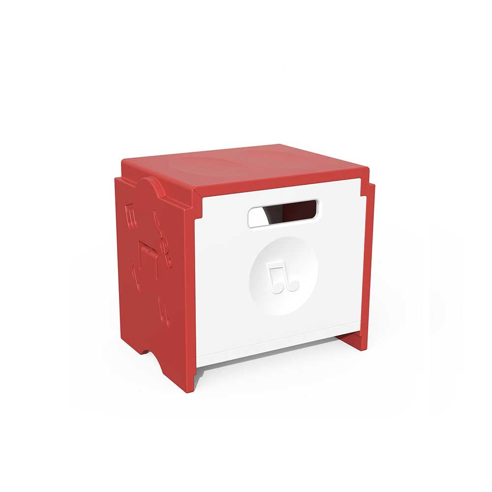 RFG Stool Funny, for storage, 300 x 400 x 370 mm, red, set of 6