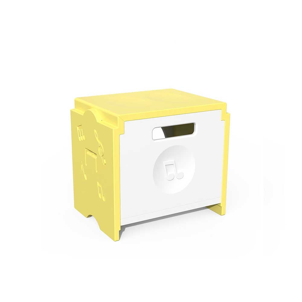 RFG Stool Funny, storage, 300 x 400 x 370 mm, yellow, set of 6