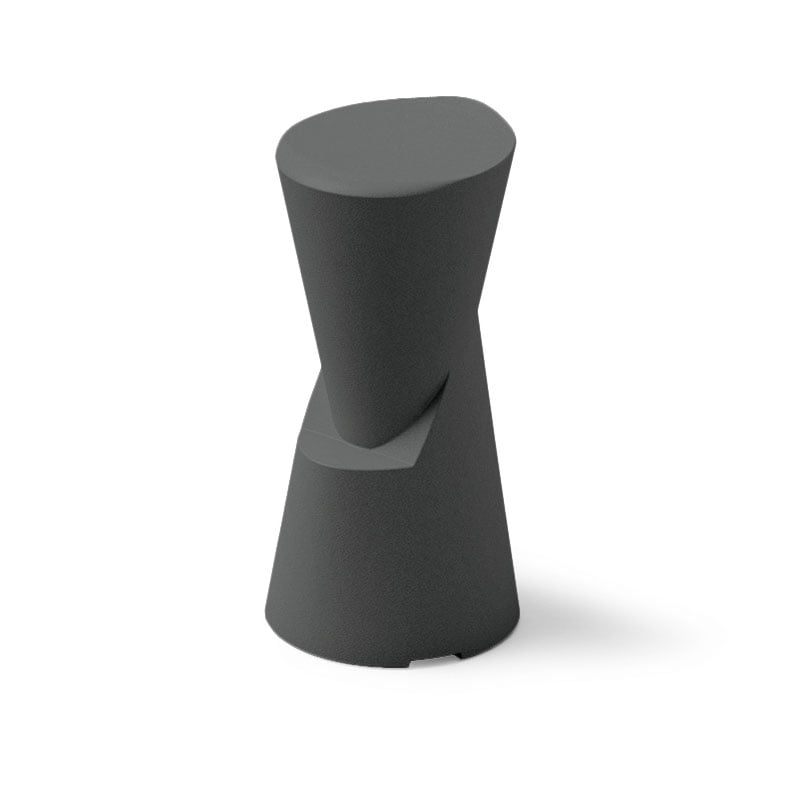 Lyxo Stool Sgabello Dot, height 75 cm, anthracite