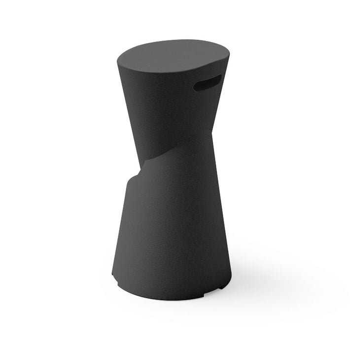 Табуретка Lyxo Sgabello Dot, височина 75 cm, антрацит