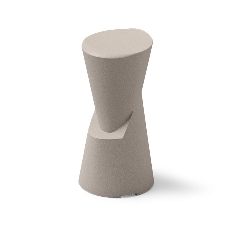 Lyxo Stool Sgabello Dot, height 75 cm, beige