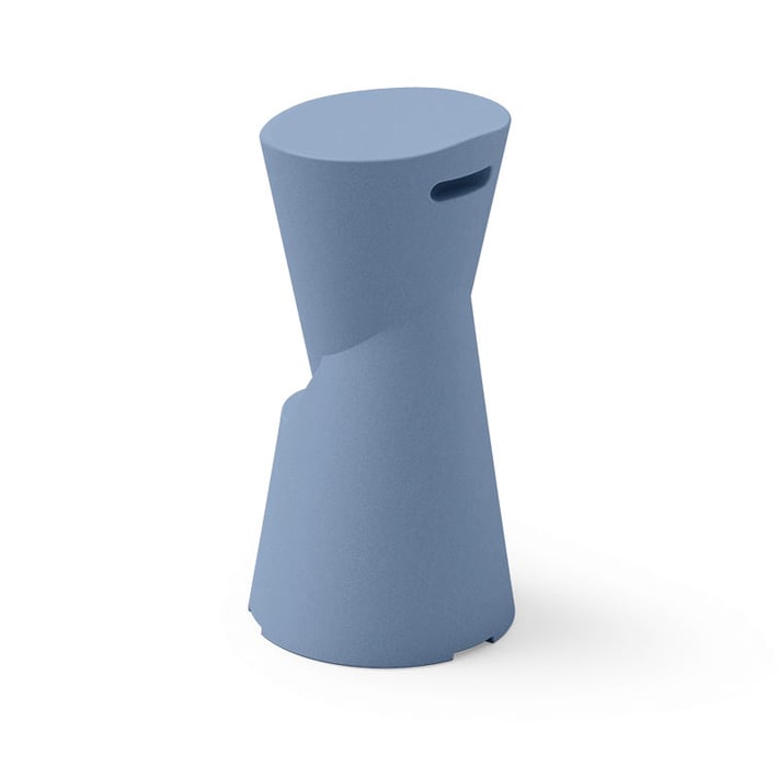 Табуретка Lyxo Sgabello Dot, височина 75 cm, светлосиня