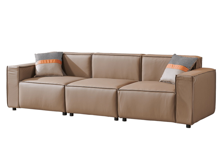 Табуретка RFG Kiano, квадратна, екокожа, 750 х 880 х 420 mm, кафява