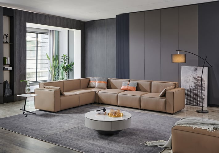 Табуретка RFG Kiano, квадратна, екокожа, 750 х 880 х 420 mm, кафява