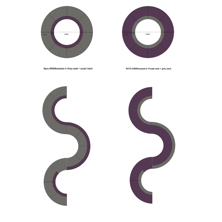 Табуретка RFG Zara, кръгла, дамаска, 700 х 700 х 400 mm, зелена