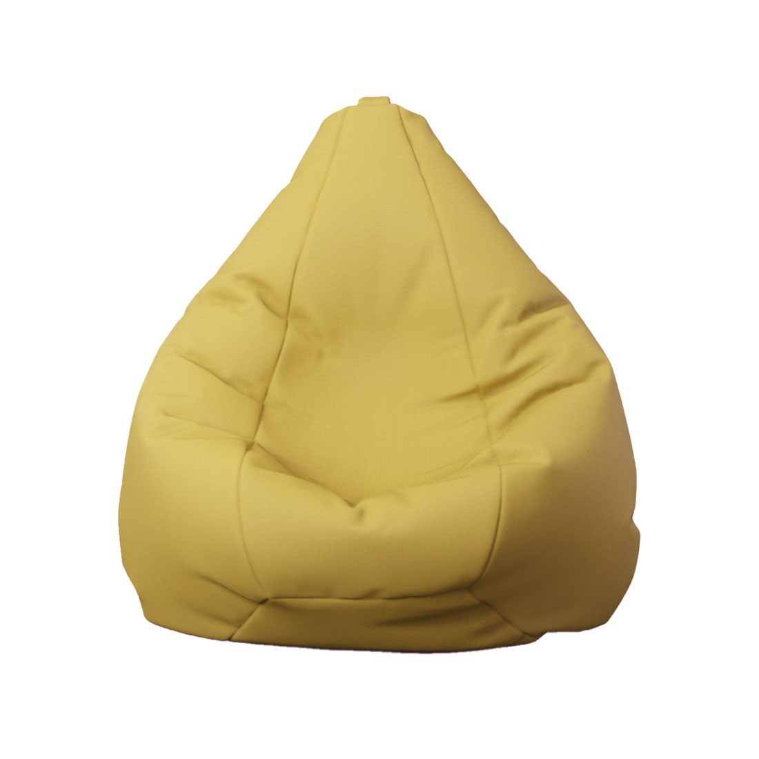 RFG Kids pouf, pear shape, coated fabric, 160 L, yellow