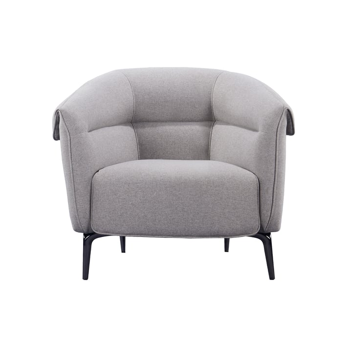 Фотьойл RFG Megan, текстил, метална основа, сив