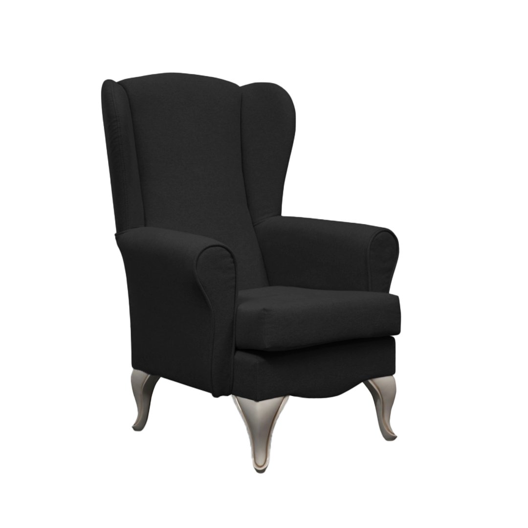 Armchair Classic, 800 x 750 x 1120-1140 mm, black