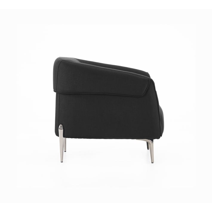 Фотьойл RFG Megan, с подлакътник, текстил, 890 х 820 х 740 mm, черен