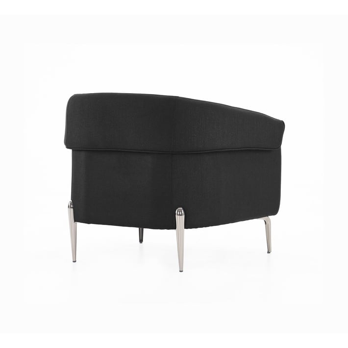 Фотьойл RFG Megan, с подлакътник, текстил, 890 х 820 х 740 mm, черен