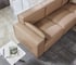 Armchair RFG Kiano, eco leather, 1160 x 880 x 760 mm, brown