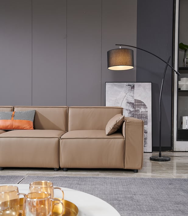 Armchair RFG Kiano, eco leather, 1160 x 880 x 760 mm, brown