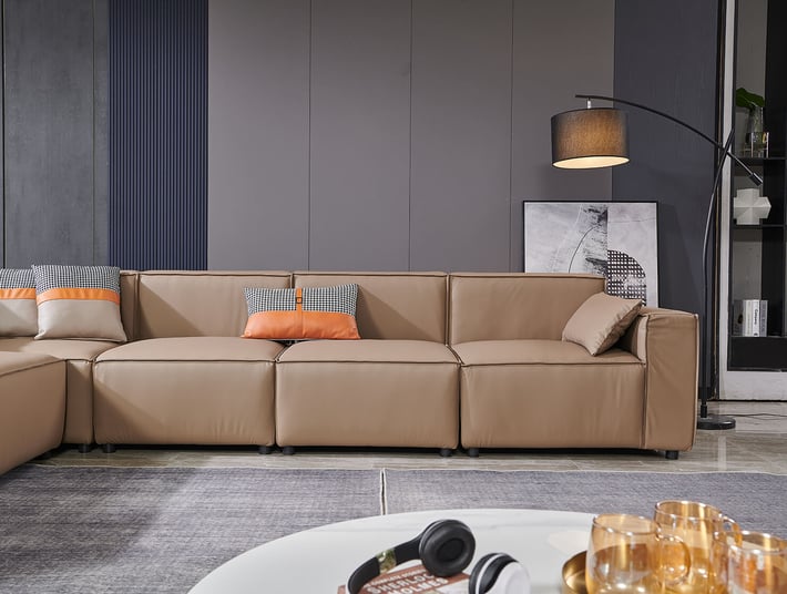 Armchair RFG Kiano, eco leather, 1160 x 880 x 760 mm, brown