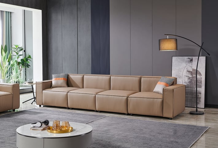 Armchair RFG Kiano, eco leather, 1160 x 880 x 760 mm, brown