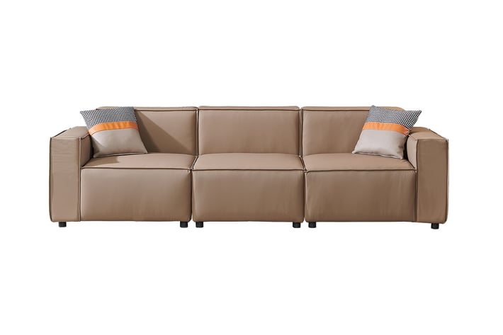 Armchair RFG Kiano, eco leather, 1160 x 880 x 760 mm, brown