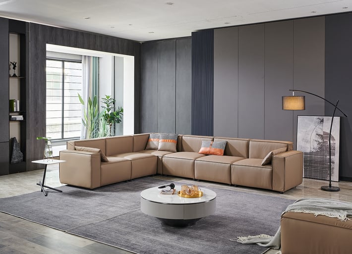 Armchair RFG Kiano, eco leather, 1160 x 880 x 760 mm, brown