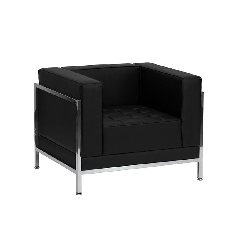 Armchair RFG Neo, eco leather, 880 x 720 x 700 mm, black
