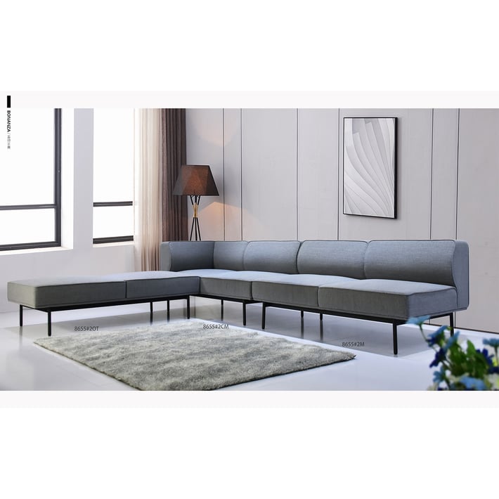 RFG Klark Module, corner, fabric, 800 ? 800 ? 720 mm, grey