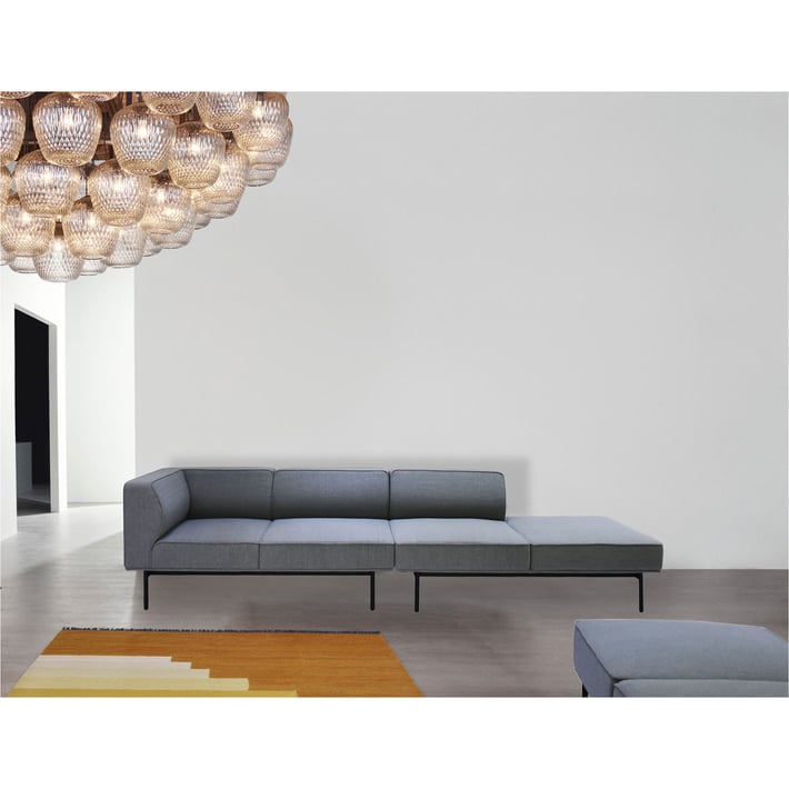 RFG Klark Module, corner, fabric, 800 ? 800 ? 720 mm, grey