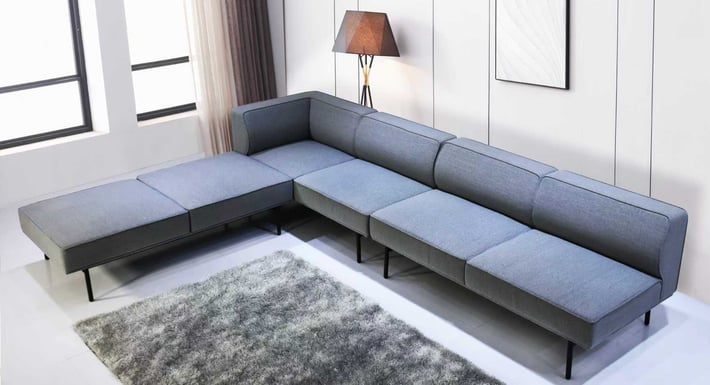 RFG Klark Module, double, fabric, 1600 ? 800 ? 720 mm, grey