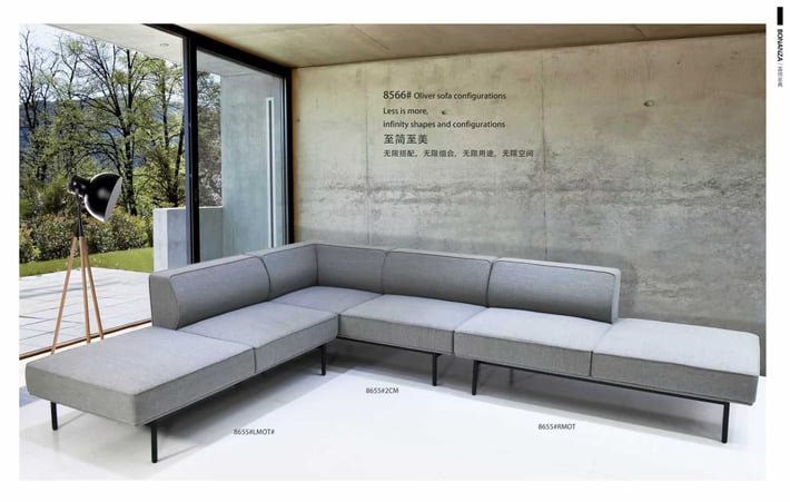 RFG Klark Module, double, fabric, 1600 ? 800 ? 720 mm, grey