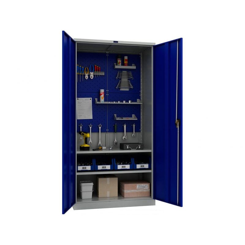 Tool cabinet TS1995 042000, 950 x 500 x 1900 mm, blue-gray