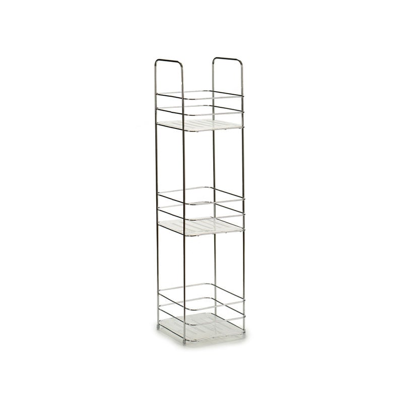 Shelving unit Berilo, square, 2-tier, metal