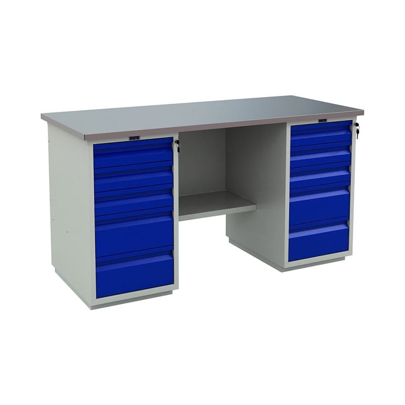 Work Table WT160 WD5-WD5, 1600 x 700 x 870 mm