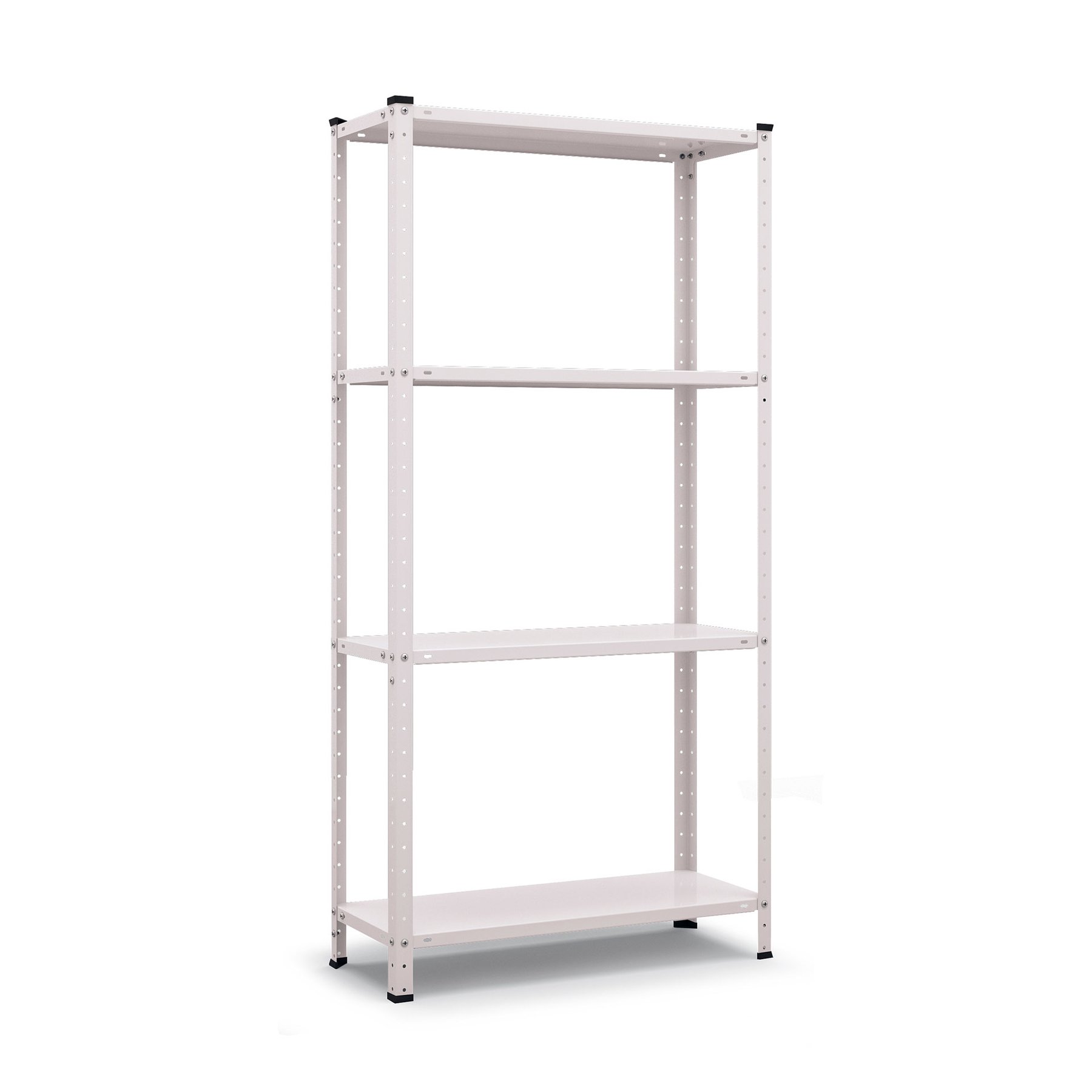 RFG Metal Shelving Unit, 4 shelves, 750 x 300 x 1700 mm, up to 65 kg