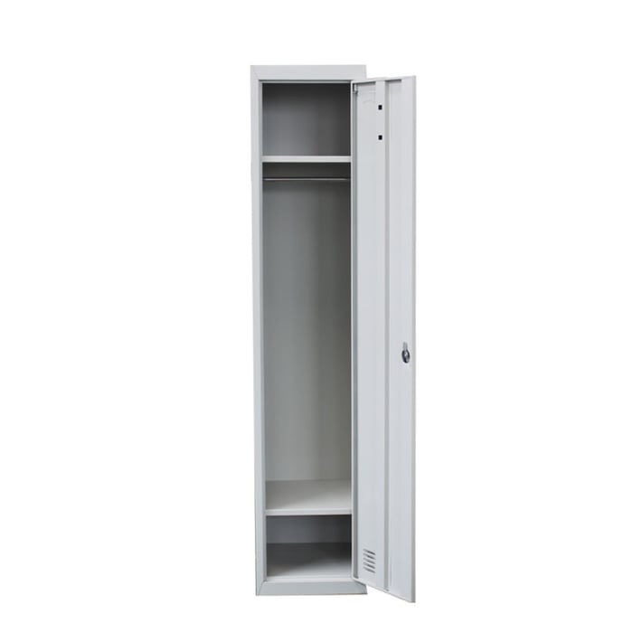 Гардероб RFG, метален, единичен, 38 x 45 x 185 cm