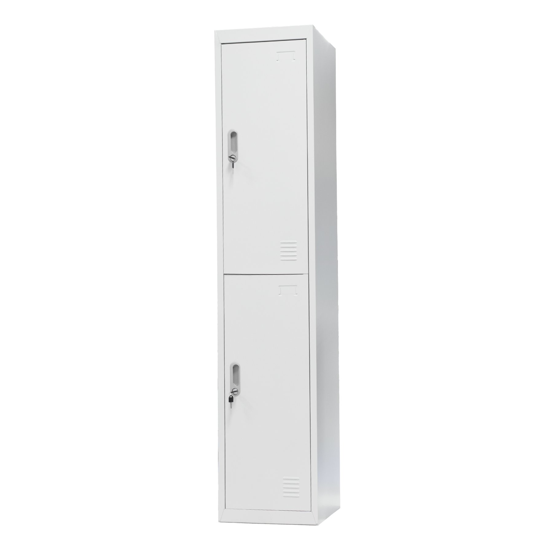 RFG Wardrobe, metal, single, two compartments, 38 x 45 x 185 cm