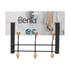Закачалка за врата Berilo Knobs, 6 куки, черна