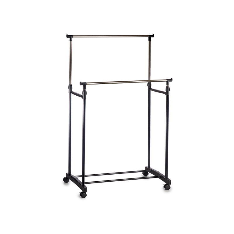 Clothes rack Kipit, double, metal, with wheels