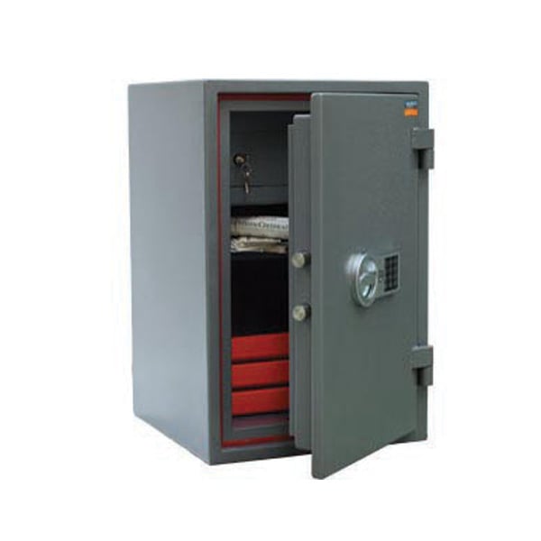 Safe ASG 67, fireproof, electronic and mechanical lock, 67 x 44 x 44 cm
