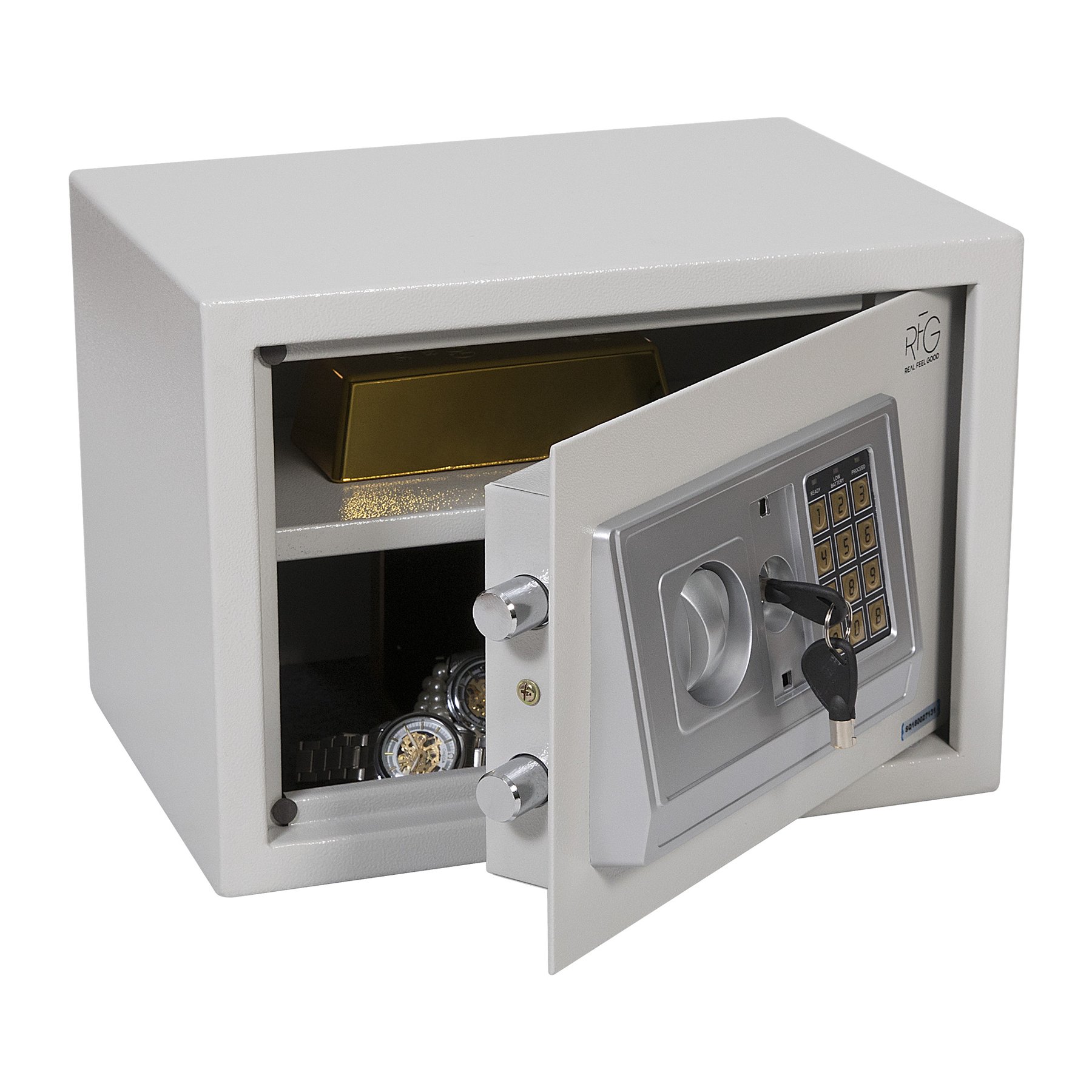 RFG Safe EA25, non-fireproof, with digital code, 35 x 25 x 25 cm
